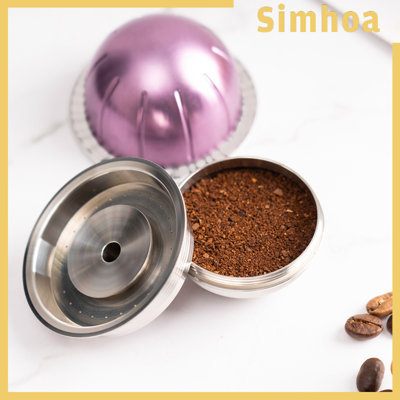 [SIMHOA]Coffee Capsule Pod Cup w/ Lid for Vertuolline ENV135S 240ML