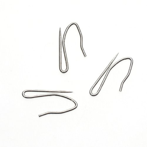 10pcs Curtain Drapery Pin Hooks - Silvery