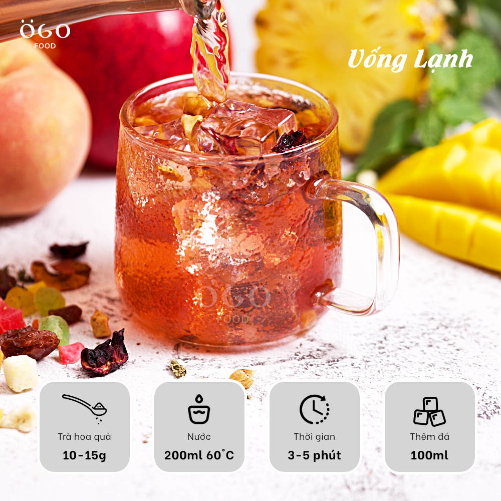 ( Freeship)  500G Trà Hoa Quả Crush On You - OGO Food