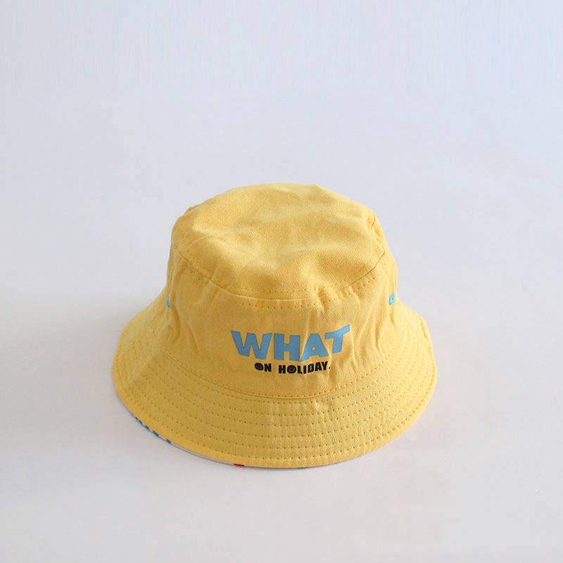 Nón Vành Tròn Chống Nắng Thêu Chữ Cái Dễ Thương Cho Bé