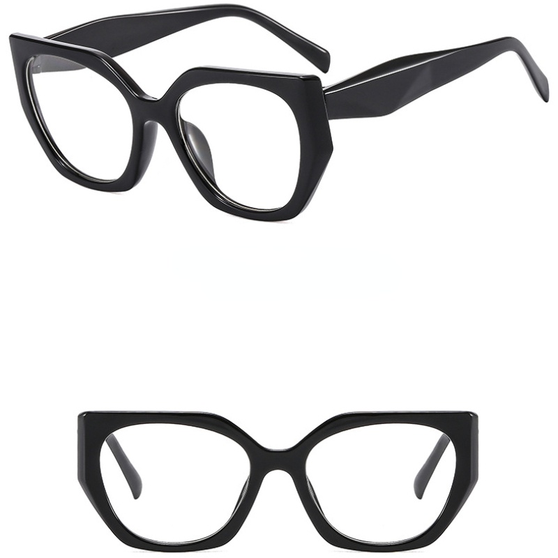 Kính Gọng Mắt Mèo Oversize Chống Ánh Sáng Xanh Thời Trang Mới Cho Nữ