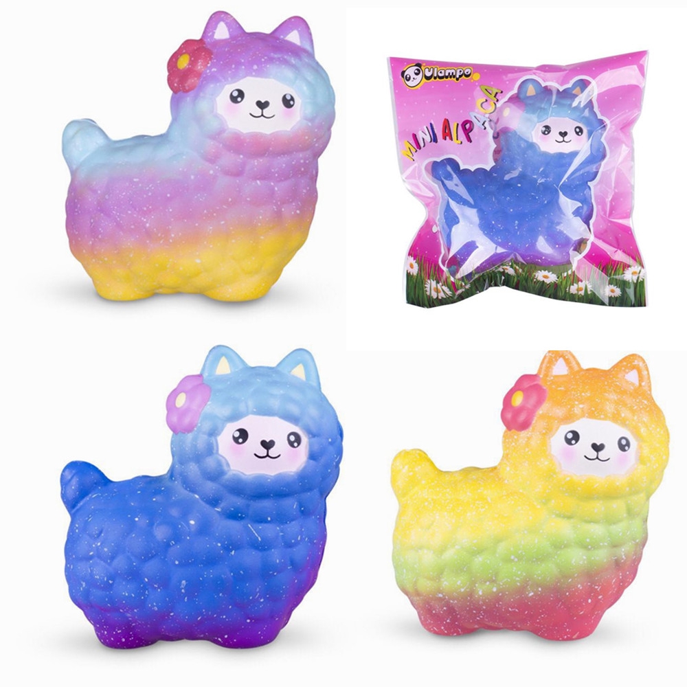 Đồ chơi bóp nắn hình chú cừu Vlampo Alpaca tỏa hương thơm vui nhộn