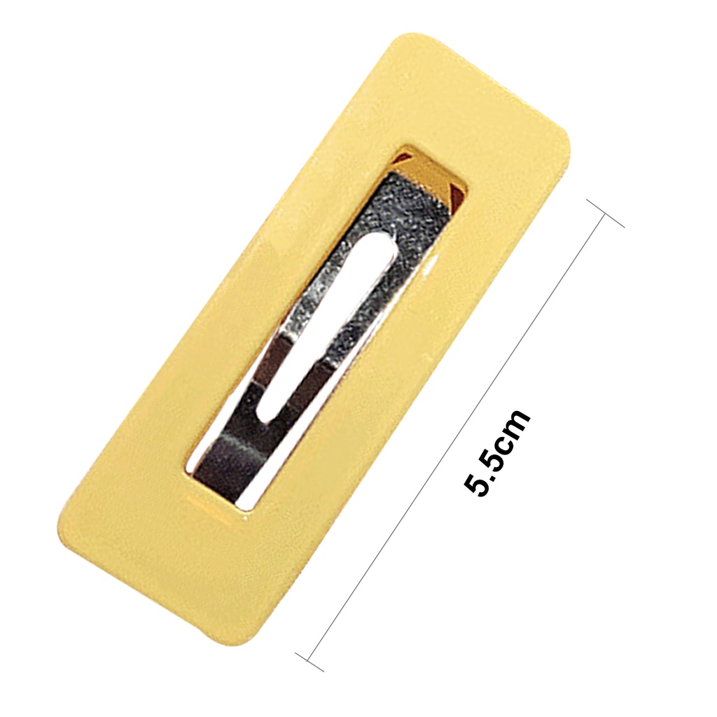 Set 10 Kẹp Tóc Màu Sắc Đơn Giản Chống Rỉ Sét Cho Nữ