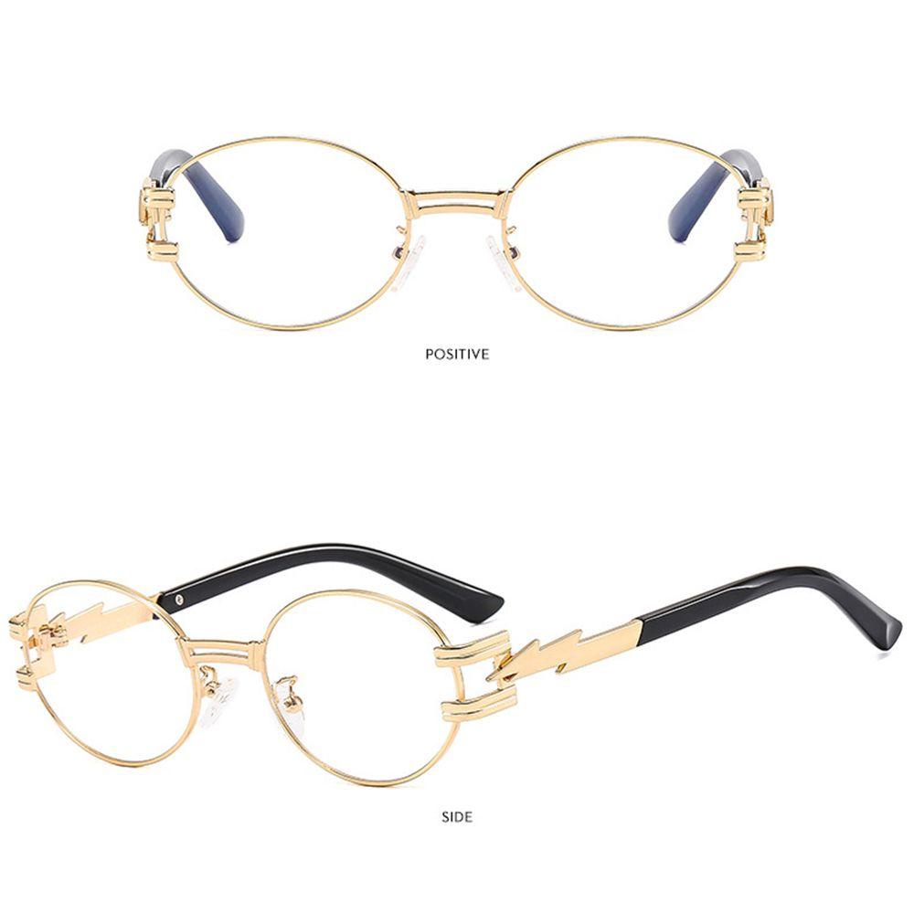 WATTLE Kính Mát Gọng Oval Y2K Phong Cách Hip Hop Thời Trang