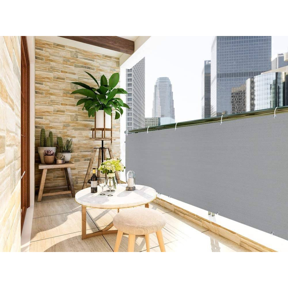 Tấm Lưới Chắn Gió Chống Tia Cực Tím 0.9X5m Nhiều Màu Sắc Bảo Vệ Sự Riêng Tư Cho Ban Công Ngoài Trời