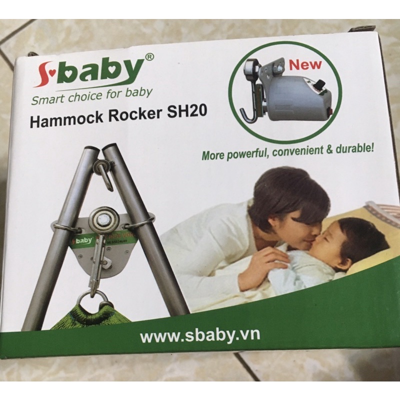 Máy đưa võng tự động Sbaby SH20 không có điện vẫn dùng được