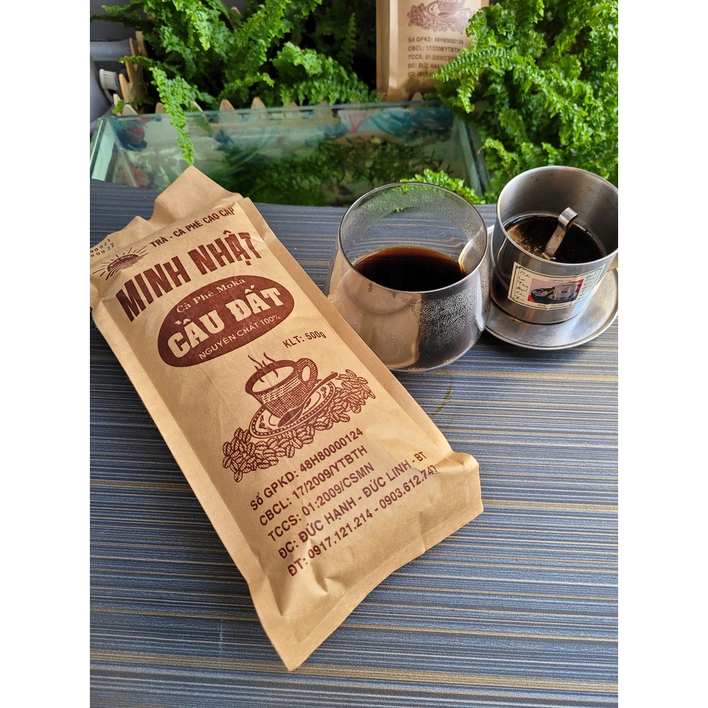 Cà phê sạch nguyên chất Minh Nhật đảm bảo 100% nguyên chất không pha trộn