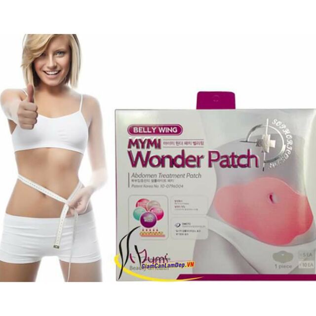 [FREESHIP] Bộ túi 5 miếng dán tan mỡ Mymi Wonder Patch