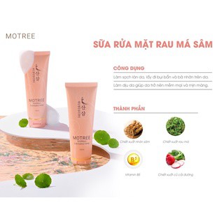[Chính hãng Motree] Sữa rửa mặt rau má sâm Motree | BigBuy360 - bigbuy360.vn