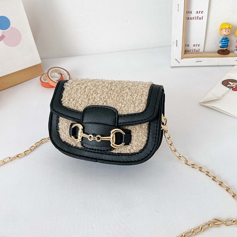 Túi Lông Cừu Nhỏ Xinh Thời Trang Mùa Đông Cho Bé Gái