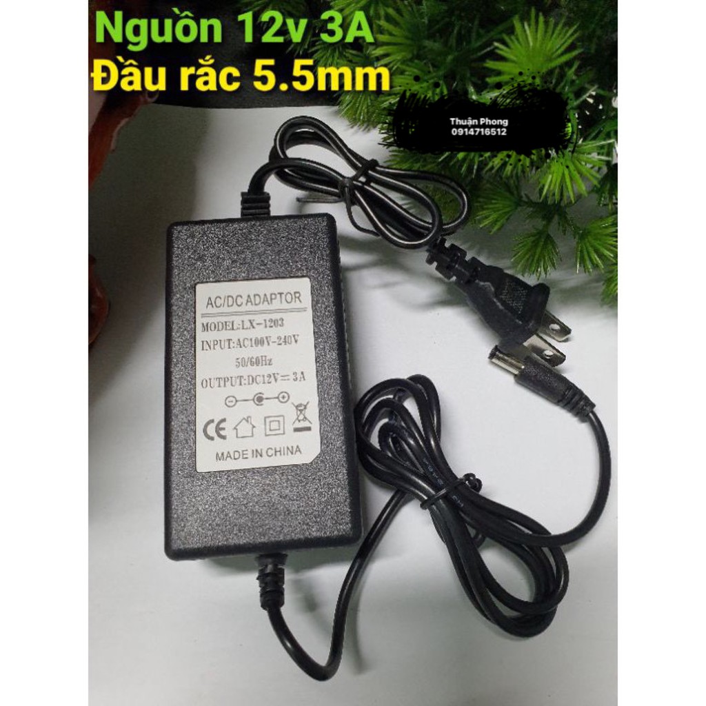 Bộ đổi nguồn(adaptor)220->12v: 2A----3A----5A----5A SONY