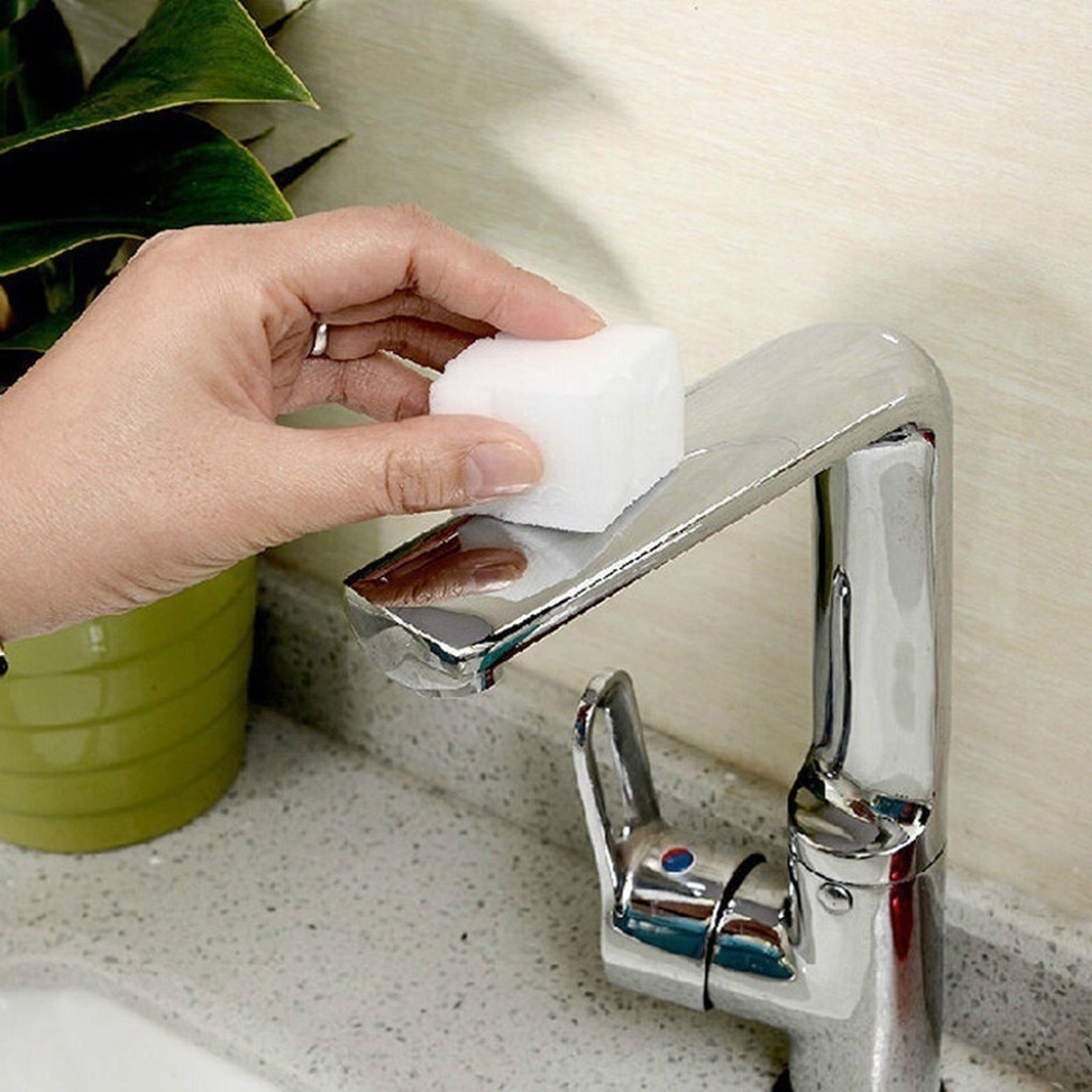 Set 50 Miếng Bọt Biển Vệ Sinh Màu Trắng An Toàn Đa Năng Tiện Dụng