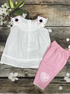 Set áo tiểu thư + quần legging ❤️❤️