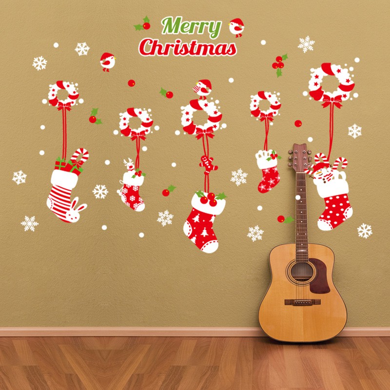 Decal dán kính GIÁNG SINH - NOEL - MERRY CHRISTMAS 02 | BigBuy360 - bigbuy360.vn