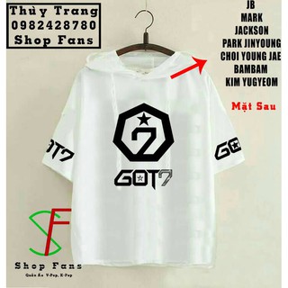 Áo hoodie GOT7 tay ngắn