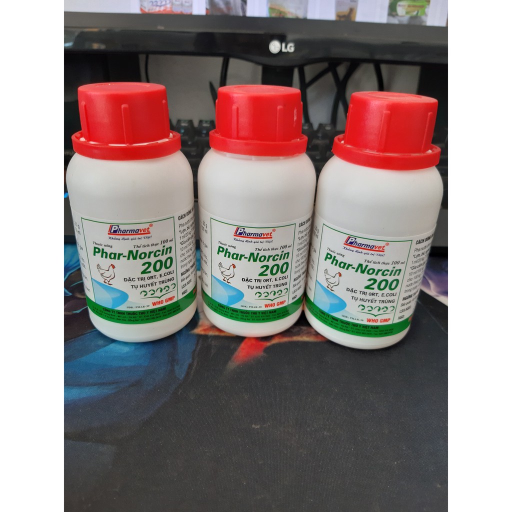 Phar- Norcin- Đ.ăc tr.ị ort, e.coli, t.ụ h.uyết t.rùng