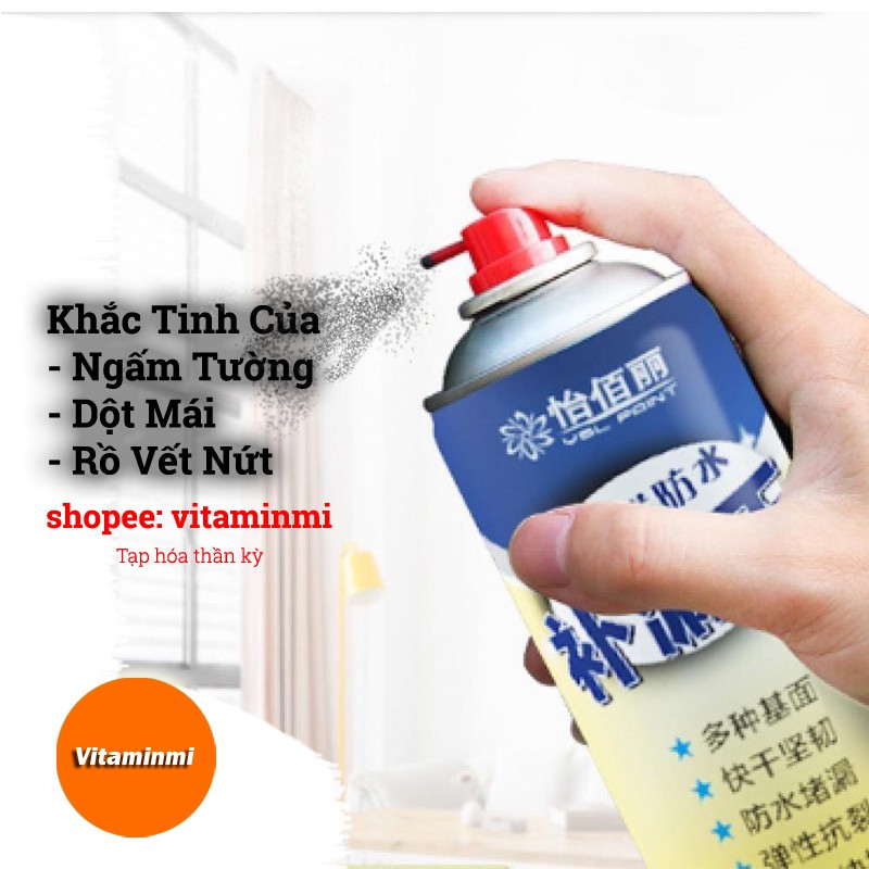 BÌNH XỊT CHỐNG THẤM TƯỜNG DỘT MÁI - NANO ĐA NĂNG - 450 ml (Giá Tốt cho Mọi Nhà)