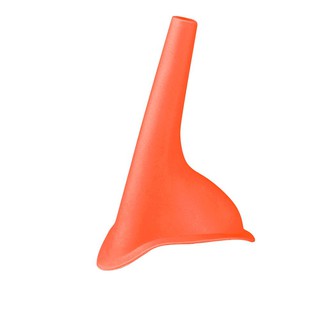 Phễu đi tiểu đứng cho nữ màu cam