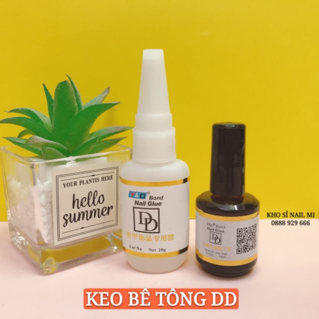 Keo dán móng DD chính hãng siêu chắc, đính đá siêu bền - keo bê tông đa năng chuyên dụng cho dân làm móng