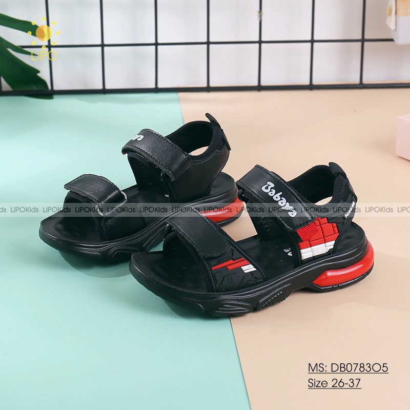 Sandal babaya cho bé trai không trơn trượt Xăng đan đi học bé trai - DB078