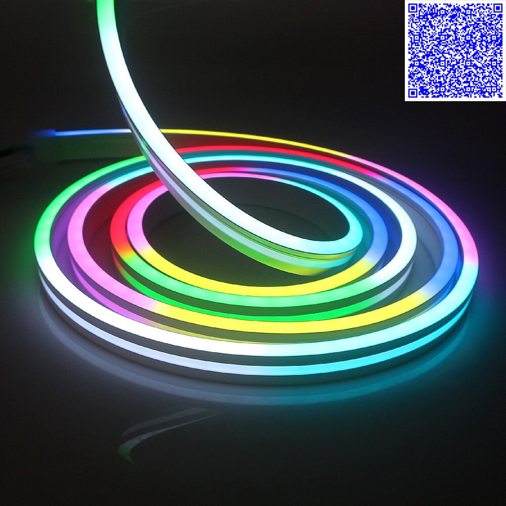 LED NEON  FULL MÀU WS2811 12X6MM 72LED/MÉT 96LED/MÉT ĐIỆN ÁP 12V