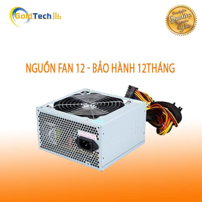 Nguồn máy tính Golden Field Fan 12, Hàng mới bảo hành 1 năm