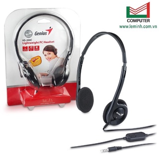 Tai nghe chụp tai headphone genius hs200c