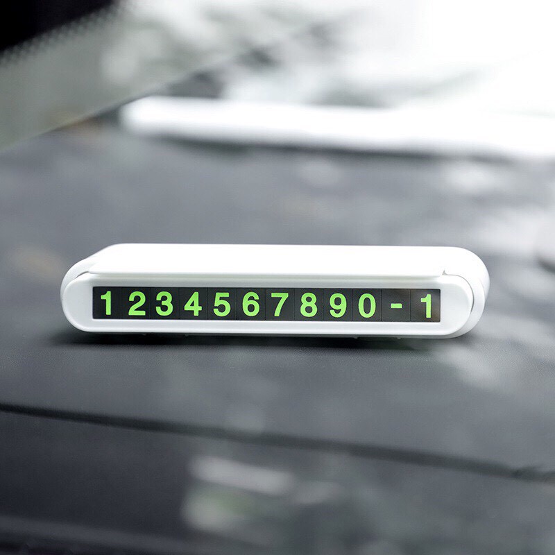 Bảng ghi số điện thoại trong xe hơi -Hoco CPH19 -Hàng phân phối chính hãng.