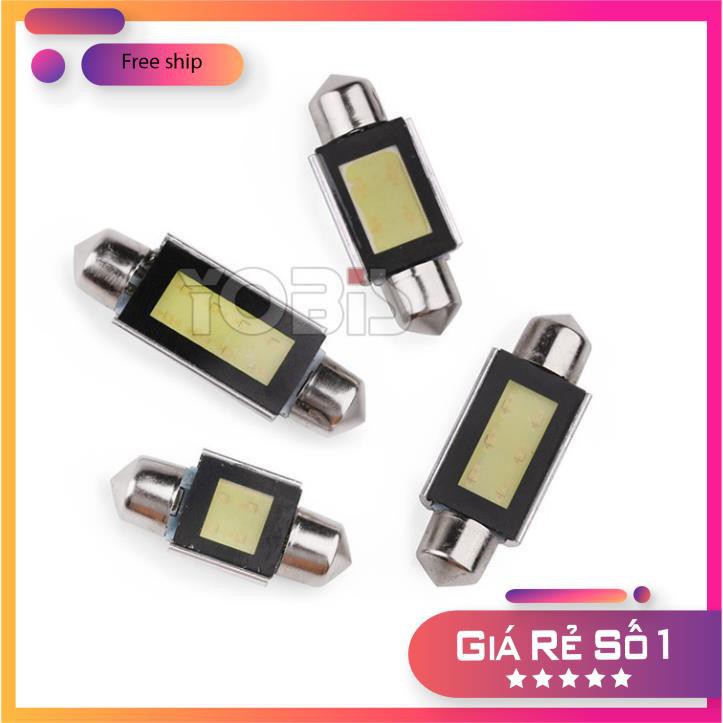 ⚡️GIÁ TỐT⚡️ Đèn LED Chân C5W Gắn Trần Xe Ôtô - Dòng Cao Cấp Có Tản Nhiệt - Đèn Trần Ôtô - FULL SIZE