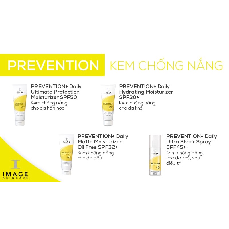 [Image Chính Hãng] Kem chống nắng Image Prevention+ Daily Matte Moisturizer SPF32 / SPF50 SeeMe Beauty BC-007