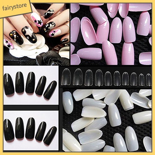 Set 500 móng giả bằng nhựa chất lượng cao