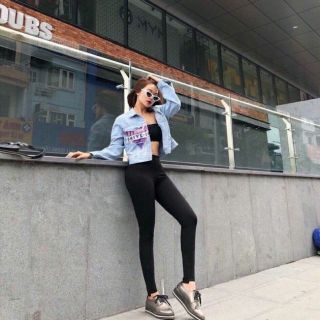 Quần legging cạp F