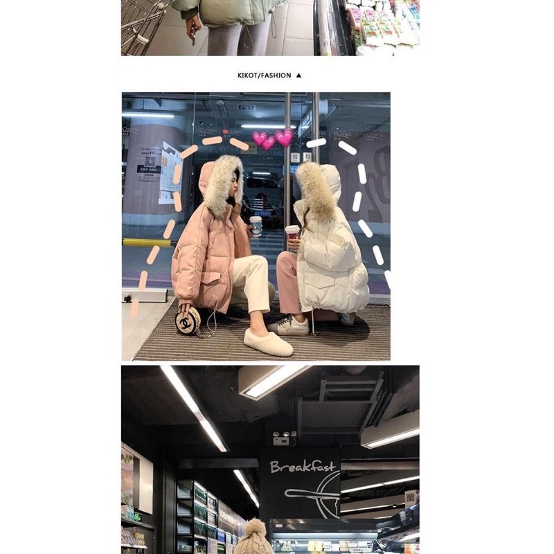 Áo khoác phao nữ đại hàn dáng oversize | BigBuy360 - bigbuy360.vn