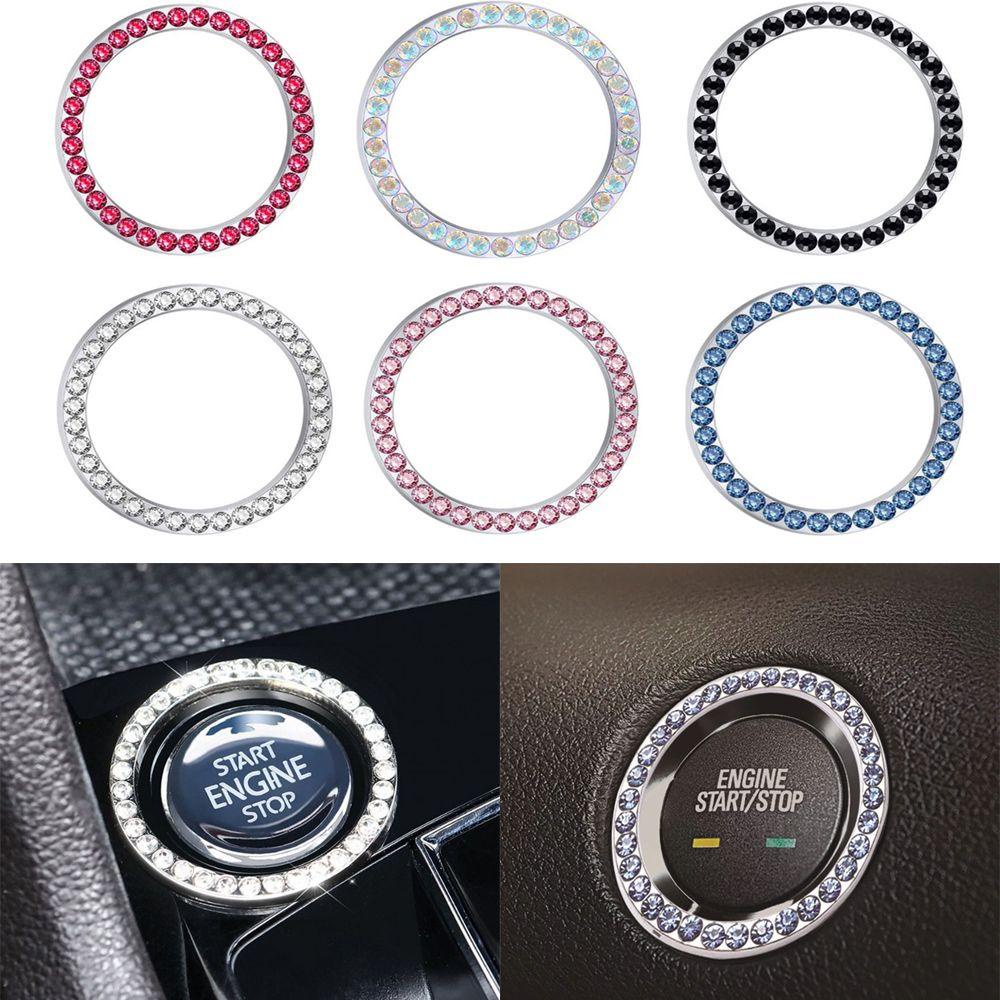 Btlimer Ring Bling Nút Decal Xe Hơi|Vòng Tròn Trang Trí Nội Thất Xinh Xắn Chất Lượng