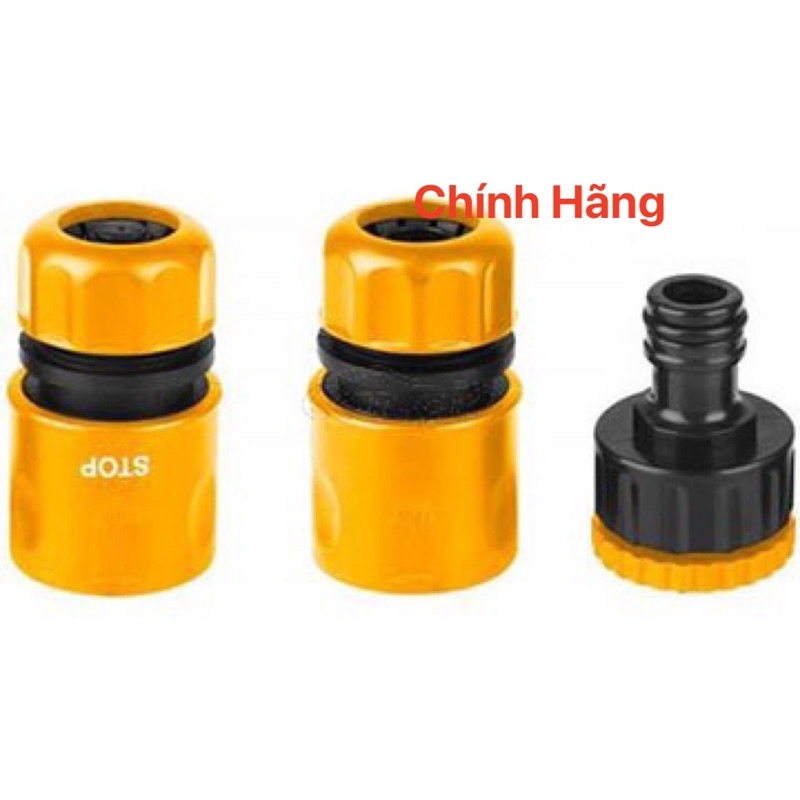 INGCO Bộ 3 đầu nối nhanh máy xịt rửa (Cam kết Chính Hãng 100%)