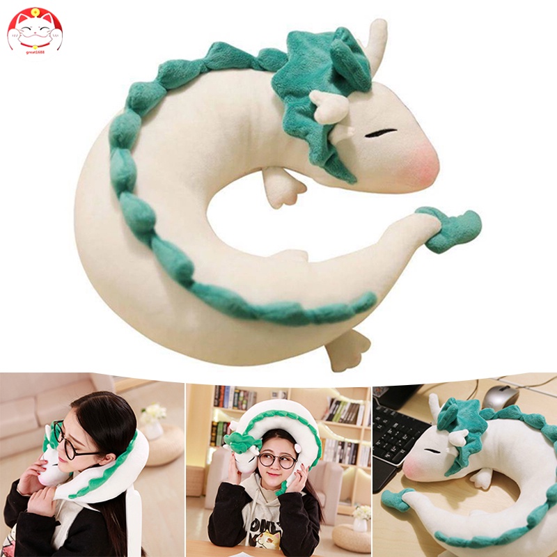 Gối kê cổ chữ U hình nhân vật phim Spirited Away dễ thương