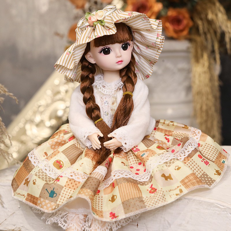 Búp Bê BJD 30cm 1 / 6 21 Khớp Nối Có Thể Tháo Rời Dễ Thương