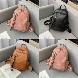 Balo laptop du lịch mini đi chơi nữ da mềm origenal bl09