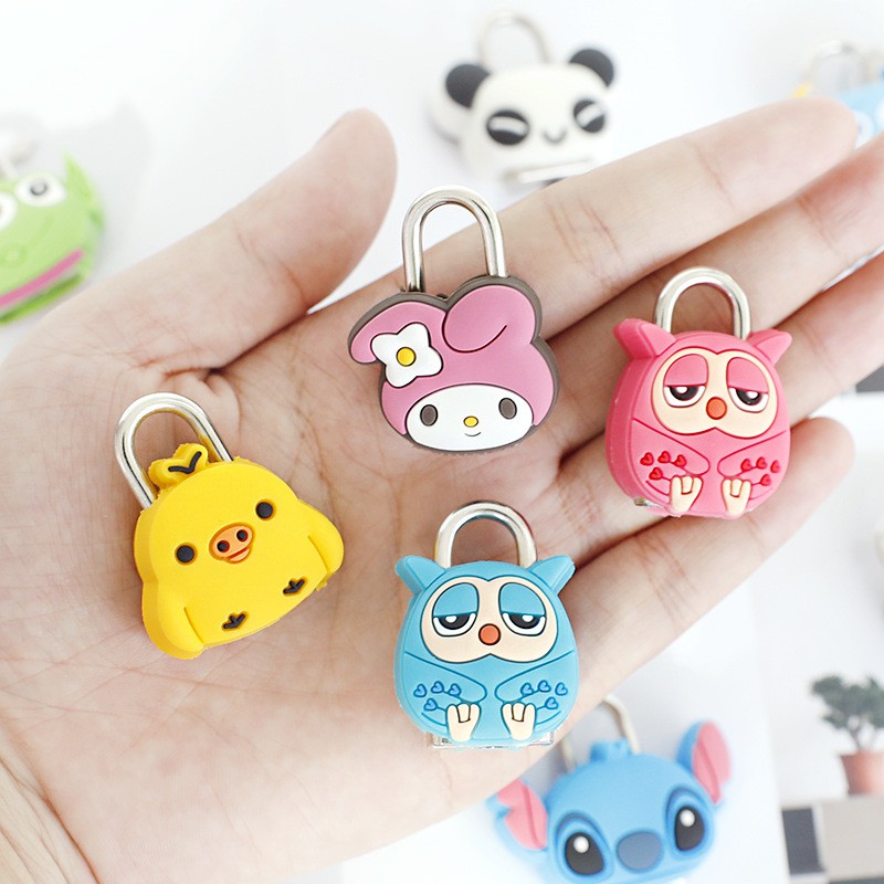 Ổ Khóa Nhỏ Mini Stationery Lock Hình Thú Siêu Dễ Thương Cho Vali - RosyPosy