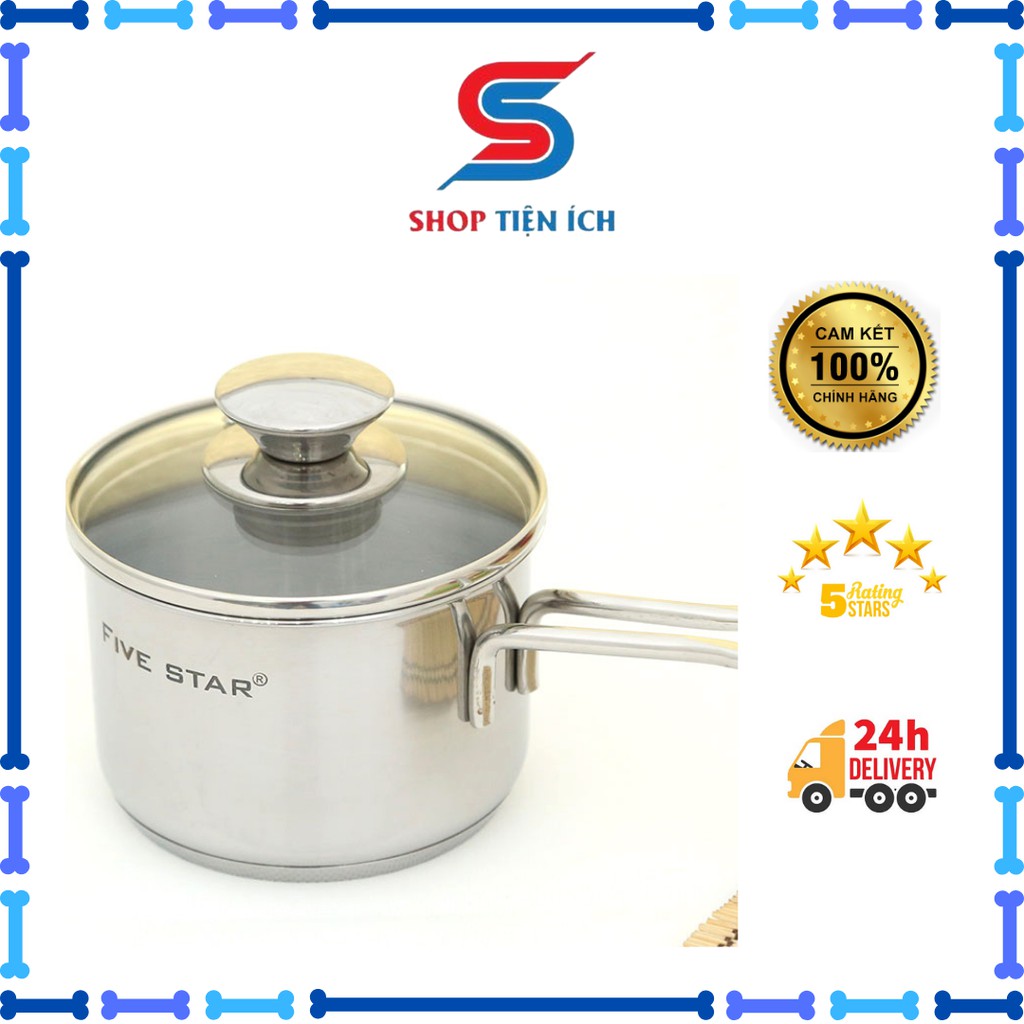 Nồi khuấy bột inox Fivestar 14cm dùng được mọi loại bếp -Shop Tiện Ích