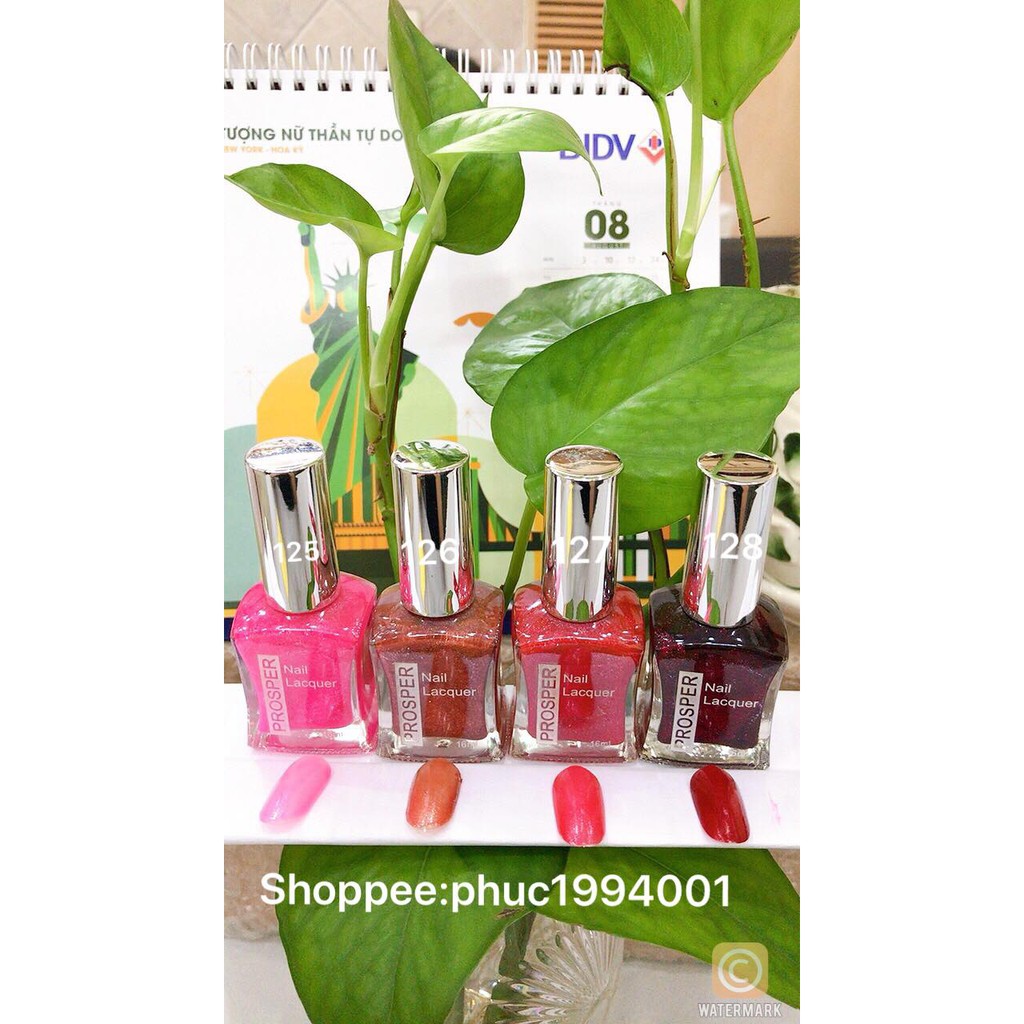 Sơn móng tay Prosper Silver 16ml (sơn thường)