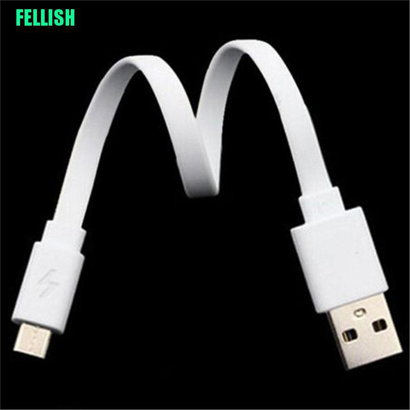 Set 2 dây cáp sạc nhanh thiết kế nhỏ gọn với kích thước siêu ngắn