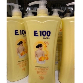Sữa Tắm E100 Silky Màu Vàng 1200ml