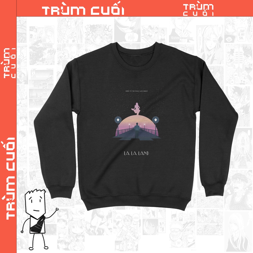 Áo Sweater City of Stars - La La Land Unisex Trùm Cuối Cine,  Nỉ Bông 100% 2 màu nam nữ 0041