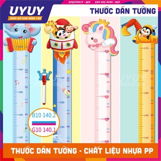 [DECAL] Thước dán tường đo chiều cao cho bé - Chống thấm nước - chống trầy xước.
