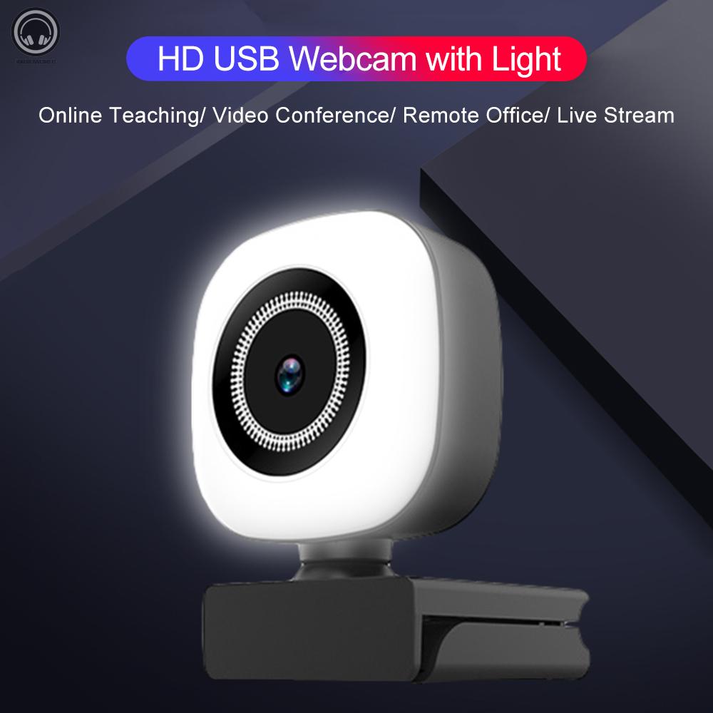 Webcam R 4k Cổng Usb Có Đèn Led Kèm Micro Tiện Dụng