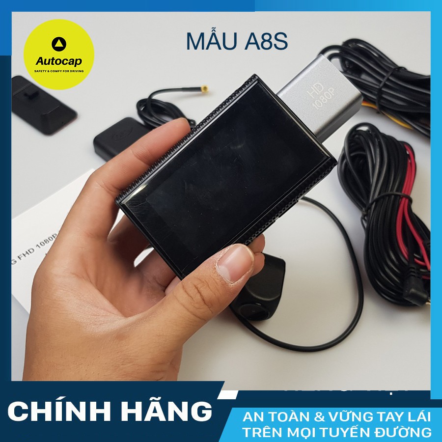 Camera hành trình A8s CARCAM định vị xe ô tô từ xa có dẫn đường + thẻ nhớ 64/128 GB kèm sim 4G | BigBuy360 - bigbuy360.vn