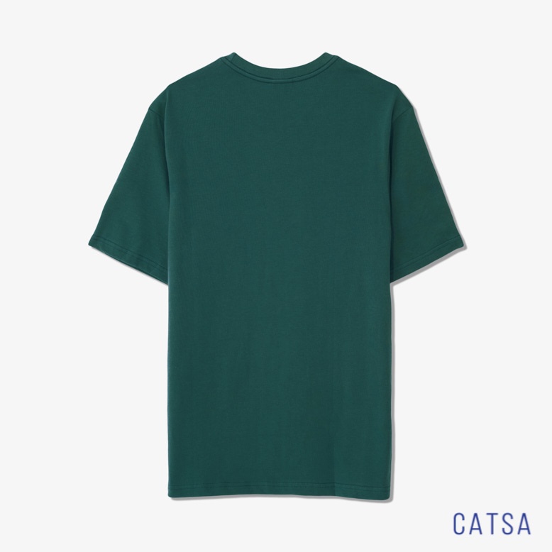 Áo thun cổ tròn Oversize in chữ, chất liệu thun Cotton cao cấp, co giãn, thấm hút mồ hôi CATSA ATN283 - 314-315