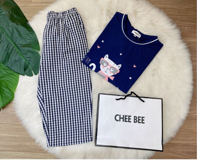 Bộ ao phông quần kẻ