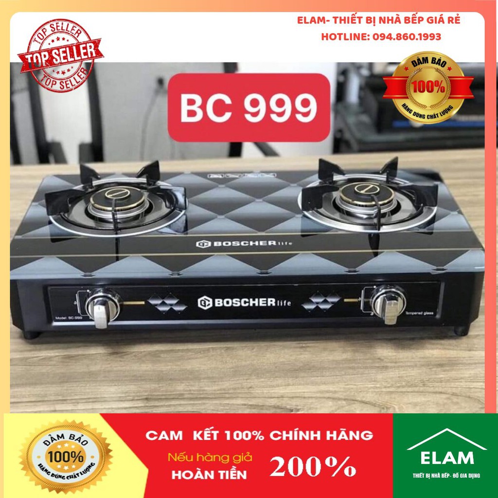 BẾP GAS ĐÔI KÍNH CƯỜNG LỰC CAO CẤP